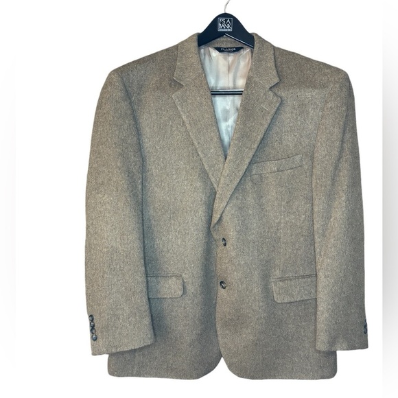 NWOT Jos. A. Bank 100% Camelhair Sport Coat Blazer Brown/Tan Men's Size 46R - Picture 1 of 11